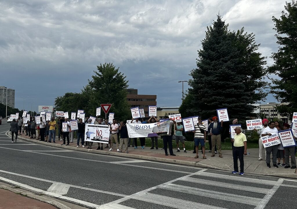 Press Release on Protest Against Brampton Rental License on 14 July 2024
